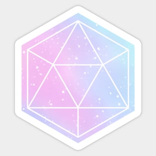 Pastel Galaxy + Geometry Sticker